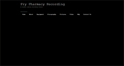 Desktop Screenshot of frypharmacyrecording.com